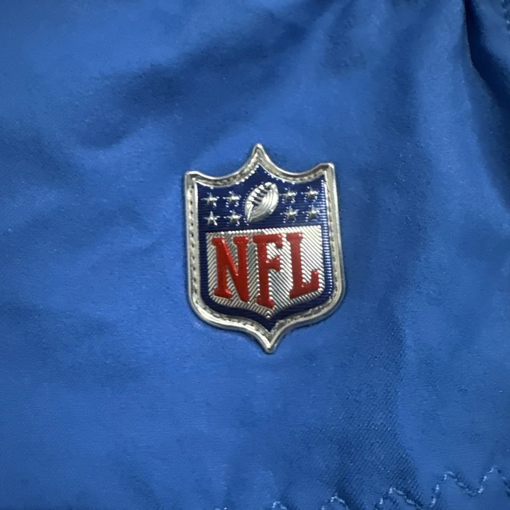 2023 Detroit Lions NFL Game Issued Worn Blue Pants Nike DRI-FIT Size 32 Short